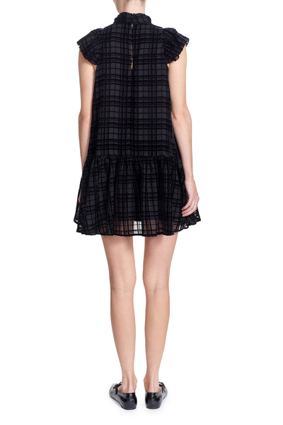 ROANNE DRESS- Velvet Plaid – CLC by Corey Lynn Calter