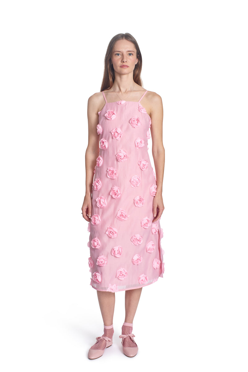 THE QUINN DRESS-3D floral