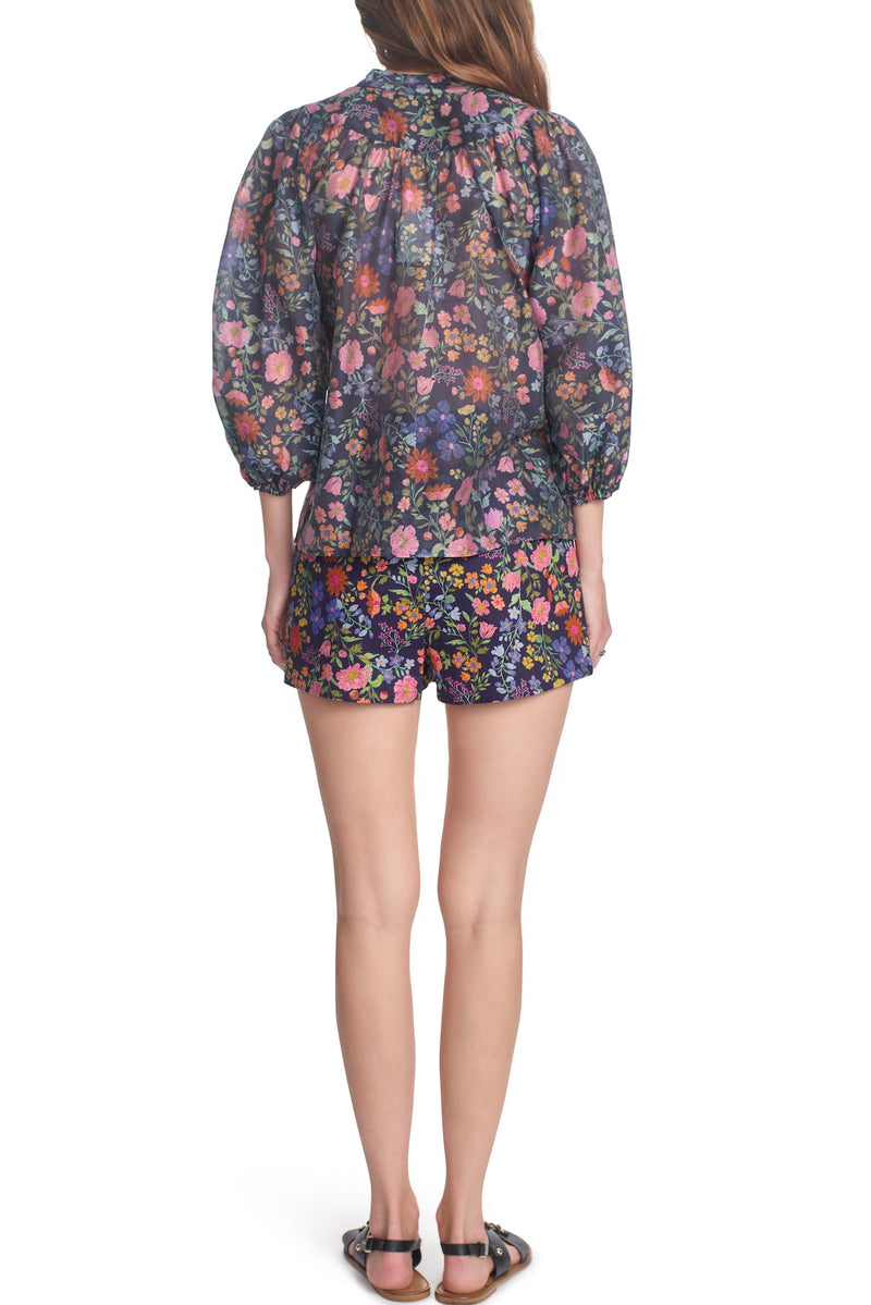 THE CORINNE TOP-FLORAL