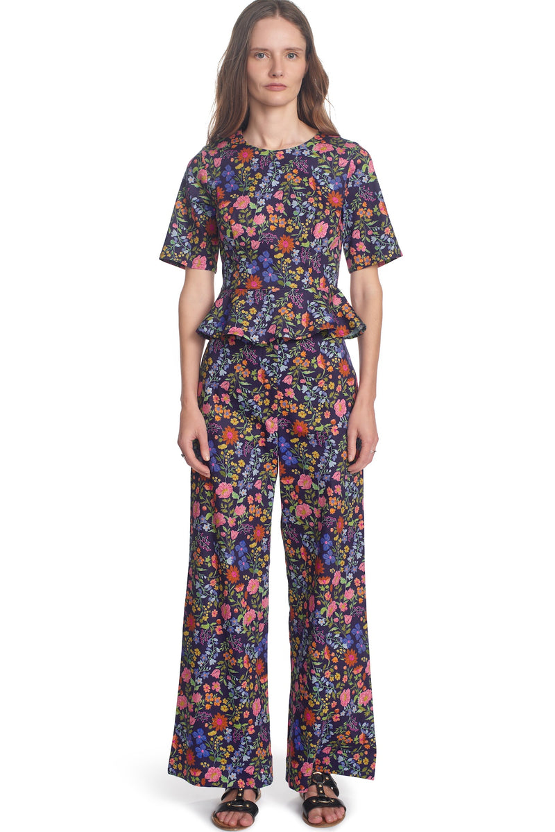 THE WALLIS PANT-FLORAL