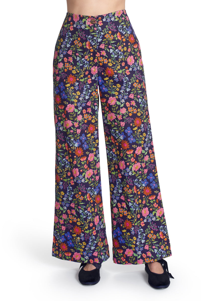 THE WALLIS PANT-FLORAL