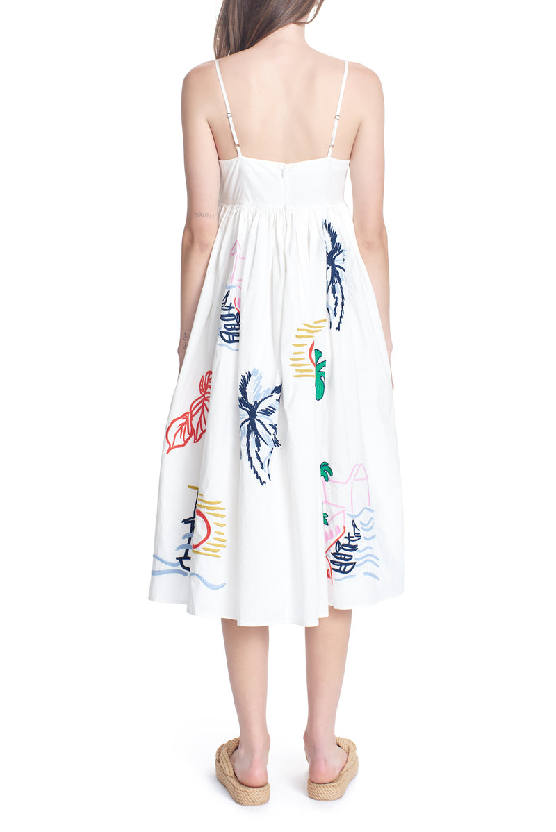 THE IBIZA DRESS-EMBROIDERED-ECO