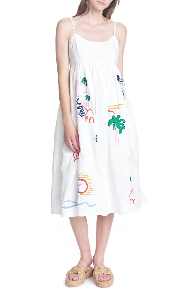 THE IBIZA DRESS-EMBROIDERED-ECO