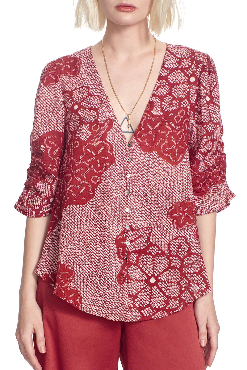 THE PILAR TOP-Floral