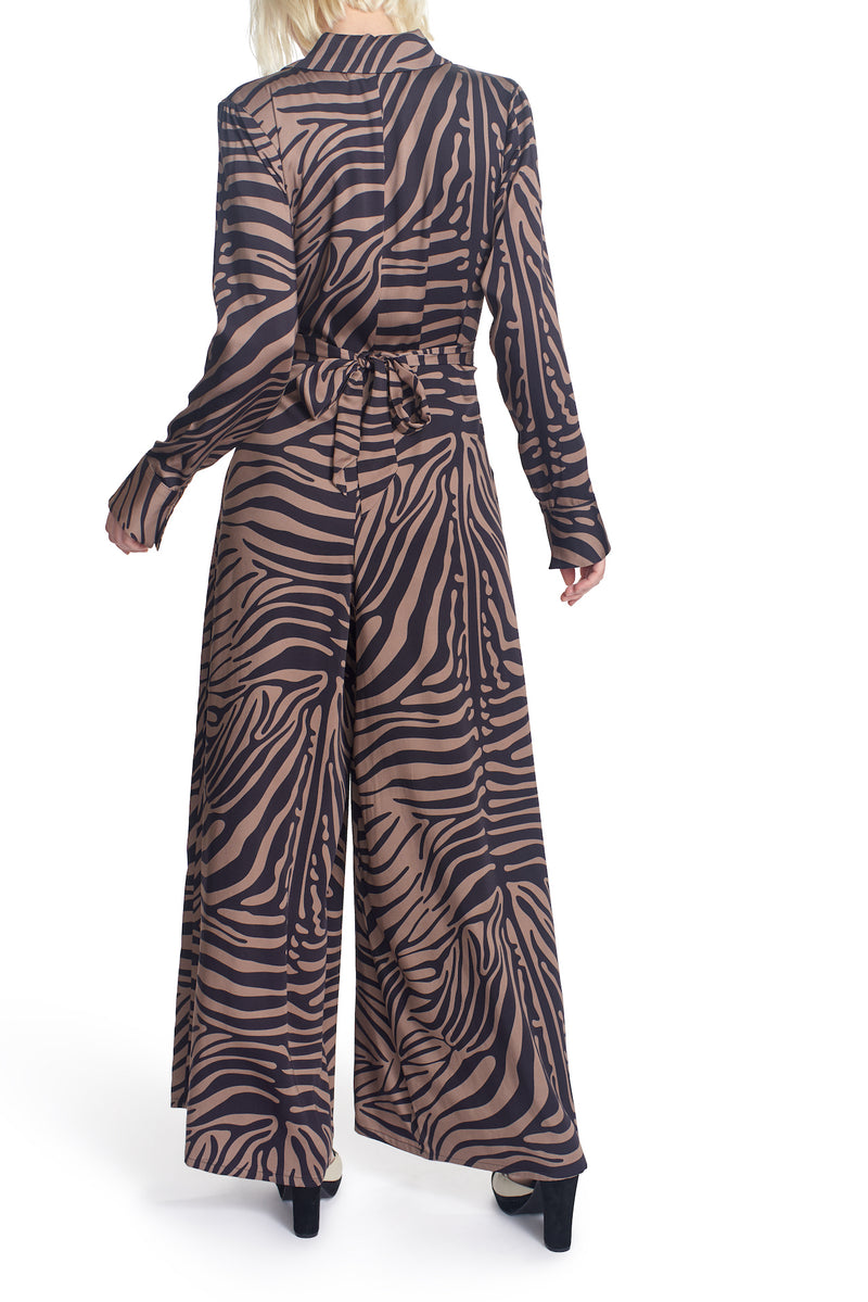 THE CALISTA JUMPSUIT-Zebra