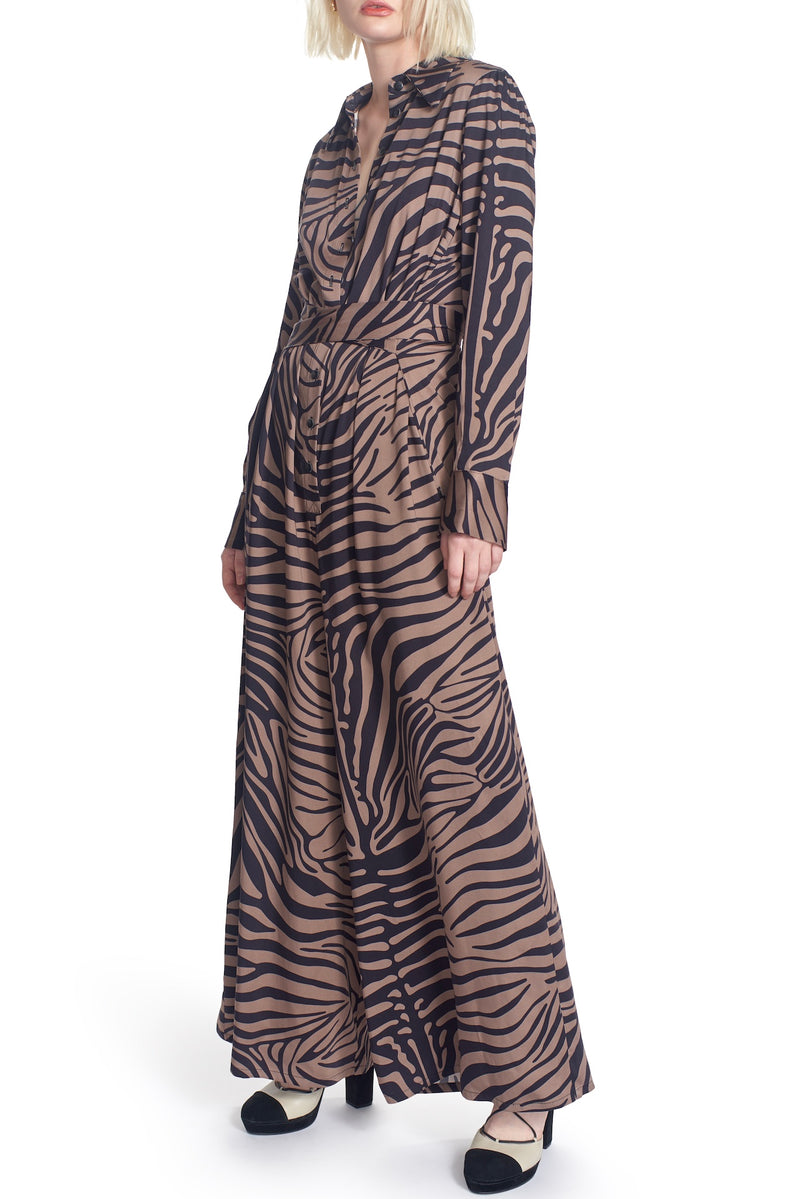 THE CALISTA JUMPSUIT-Zebra