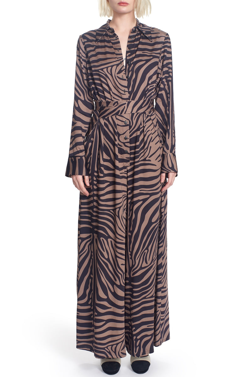 THE CALISTA JUMPSUIT-Zebra