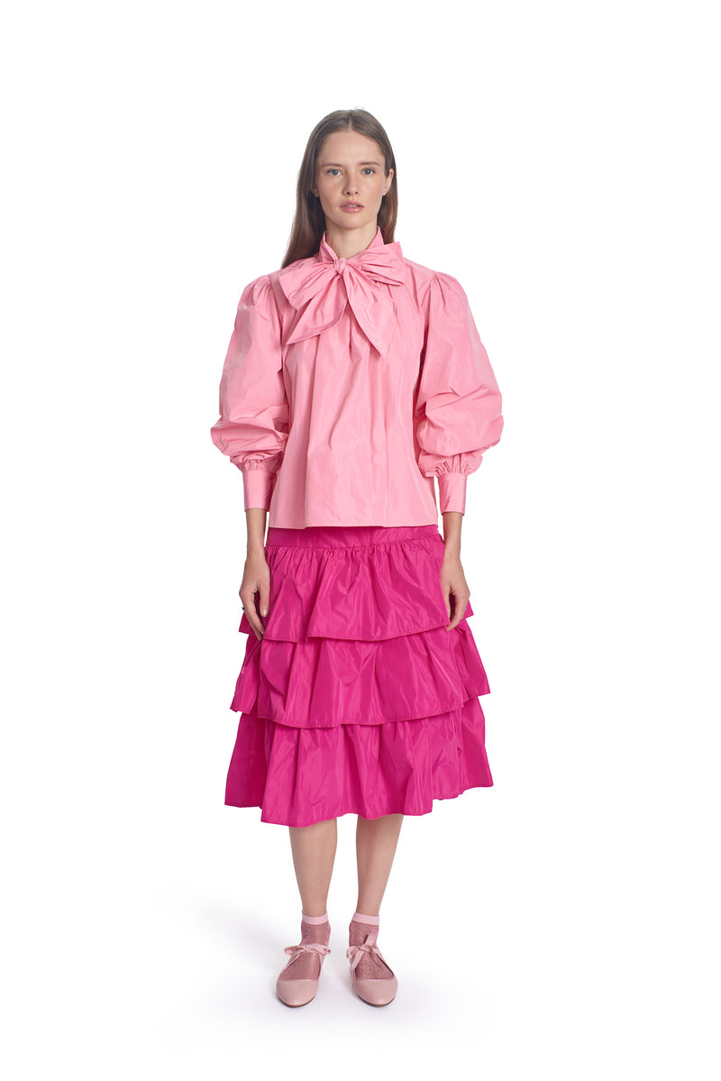 THE MARIPOSA TOP-Taffeta