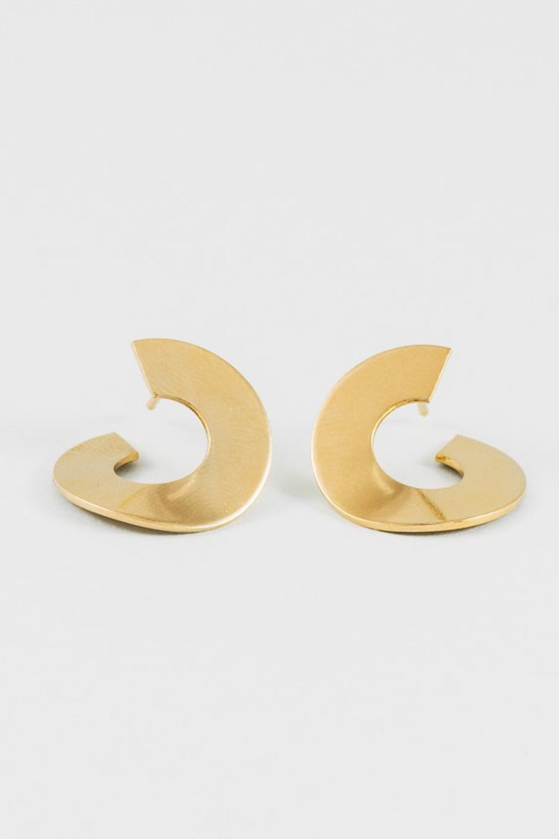 MAVEN Circle Studs- Gold